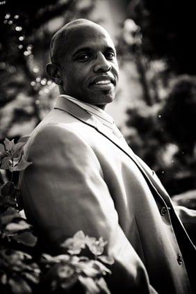 backlit portrait of man  in arlington va