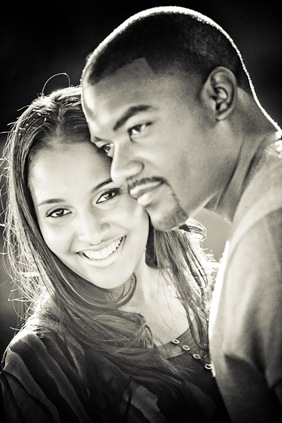 man and woman close together in old town alexandria