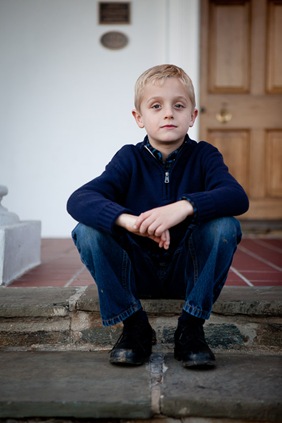 portrait of boy at Glenview Mansion in Rockville, MD