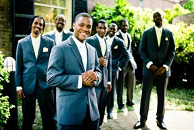 groom and groomsmen  at the Newton White Mansion in Mitchellville MD