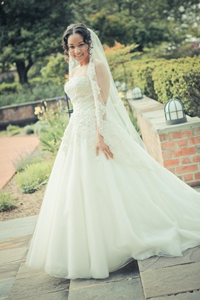 bride  at the Newton White Mansion in Mitchellville MD