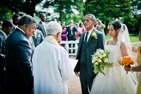 bride with father  at the Newton White Mansion in Mitchellville MD