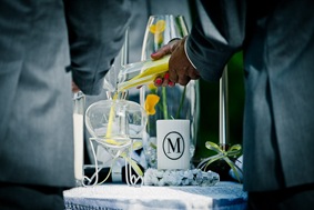 combining sand ceremony  at the Newton White Mansion in Mitchellville MD