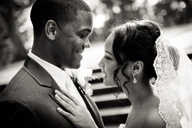 bride and groom at the Newton White Mansion in Mitchellville MD
