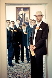 groom and groomsmen at Mt. Airy Mansion in Upper Marlboro Maryland