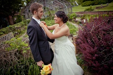 bride and groom at Mt. Airy Mansion in Upper Marlboro Maryland