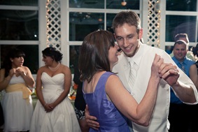 groom dancing with mother at Mt. Airy Mansion in Upper Marlboro Maryland