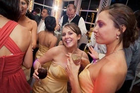 guests at reception at Mt. Airy Mansion in Upper Marlboro Maryland