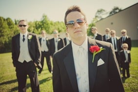 grooms wedding party in Mechanicsville MD