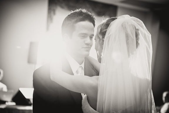 Bride and Groom walking into reception in Waldorf MD