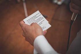 Wedding party toast in Waldorf MD
