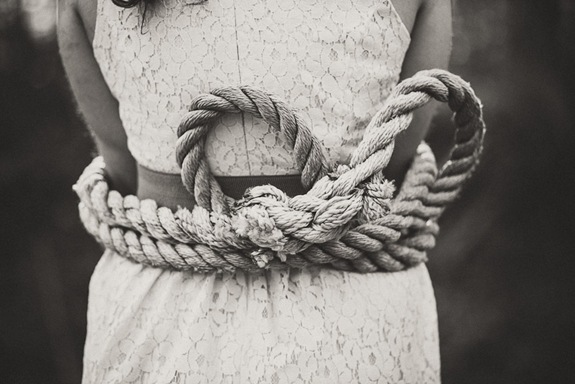 The Villain Ties the Maden to the Tracks  Engagement Session