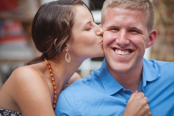 Rooftop engagement session in annapolis maryland