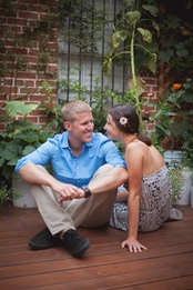 Rooftop engagement session in annapolis maryland