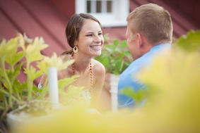 Rooftop engagement session in annapolis maryland