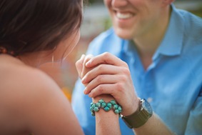 Rooftop engagement session in annapolis maryland