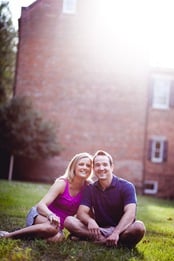engagement photos at the marietta house museum in glen dale md