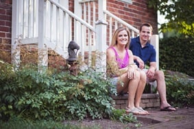 engagement photos at the marietta house museum in glen dale md