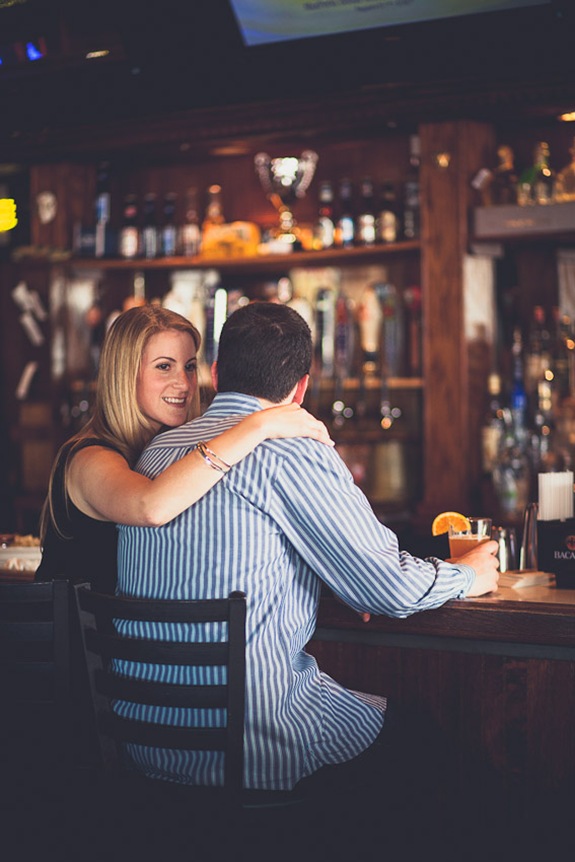 nostalgic engagement photos at the University of Maryland
