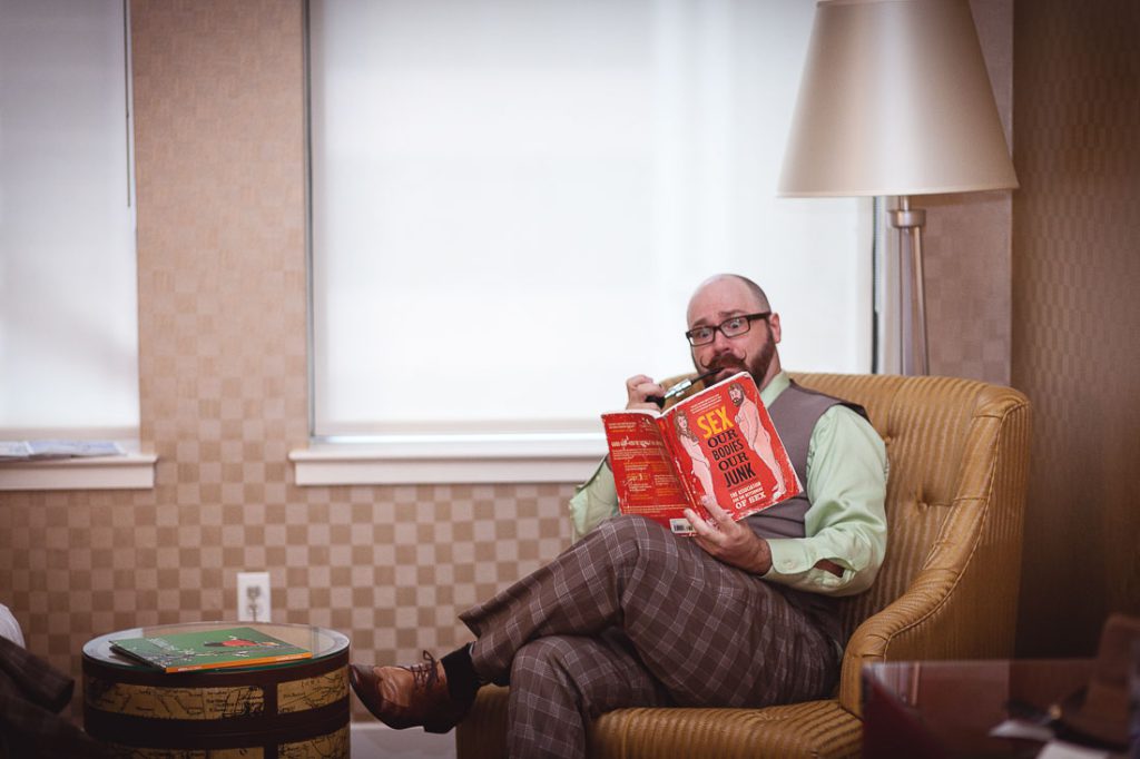 reading-a-book-before-wedding-funny