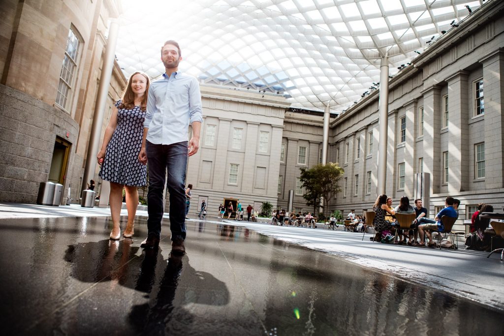 An Engagement Session Through the Halls of the National Portraits Gallery 23