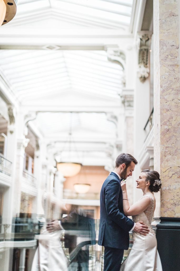 An Intimate September Wedding at The Loft at 600F The National Portrait Gallery 25