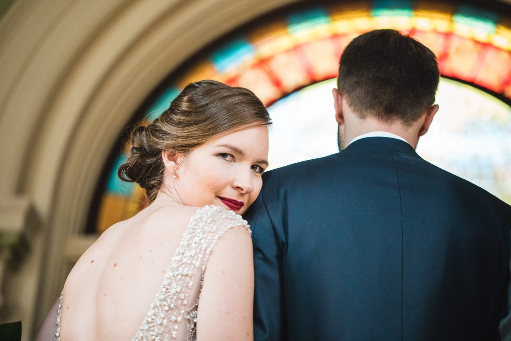 An Intimate September Wedding at The Loft at 600F The National Portrait Gallery 31