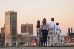 Family portrait in Baltimore.
