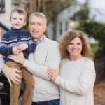 Family portraits in downtown Charlottesville, Virginia.