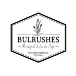 The logo for Bulrushes Cafe.