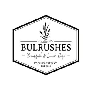 The logo for Bulrushes Cafe.