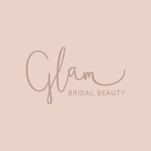 Logo for a Glam Bridal Beauty event vendor.