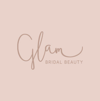 Logo for a Glam Bridal Beauty event vendor.