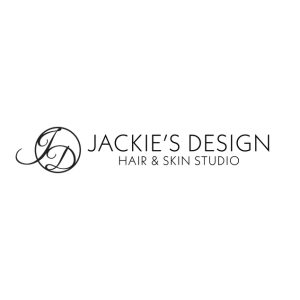 Jackie's Design logo for hair and skin studio.