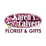 Karen's of Calvert Florist & Gifts, an event vendor with a distinctive logo.