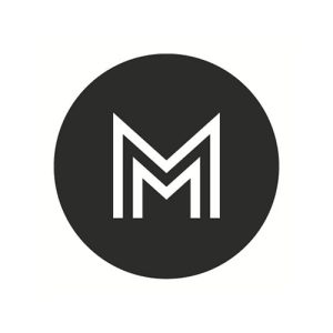 A black and white logo for Mixing Maryland, a event vendor.