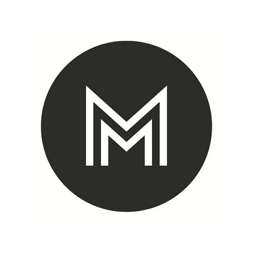 A black and white logo for Mixing Maryland, a event vendor.