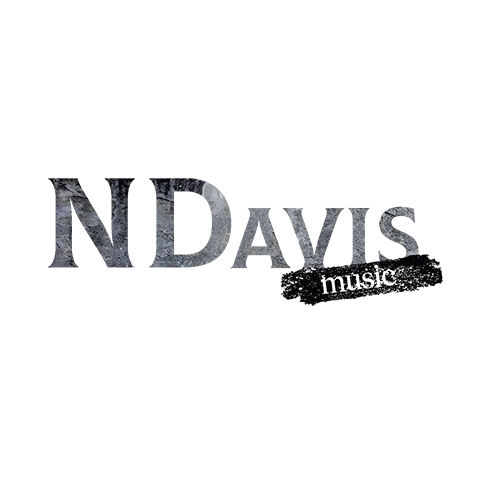 Logo design for NDavis Music, an event vendor.