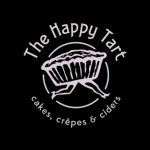 The Happy Tart Bakery logo on a black background.